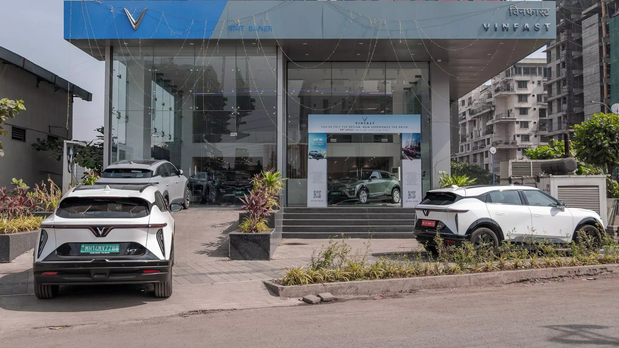 This VinFast dealership in Baner, Pune is the Vietnamese EV makers first outlet in Maharashtra — Shot by Sachin Khot for evo India