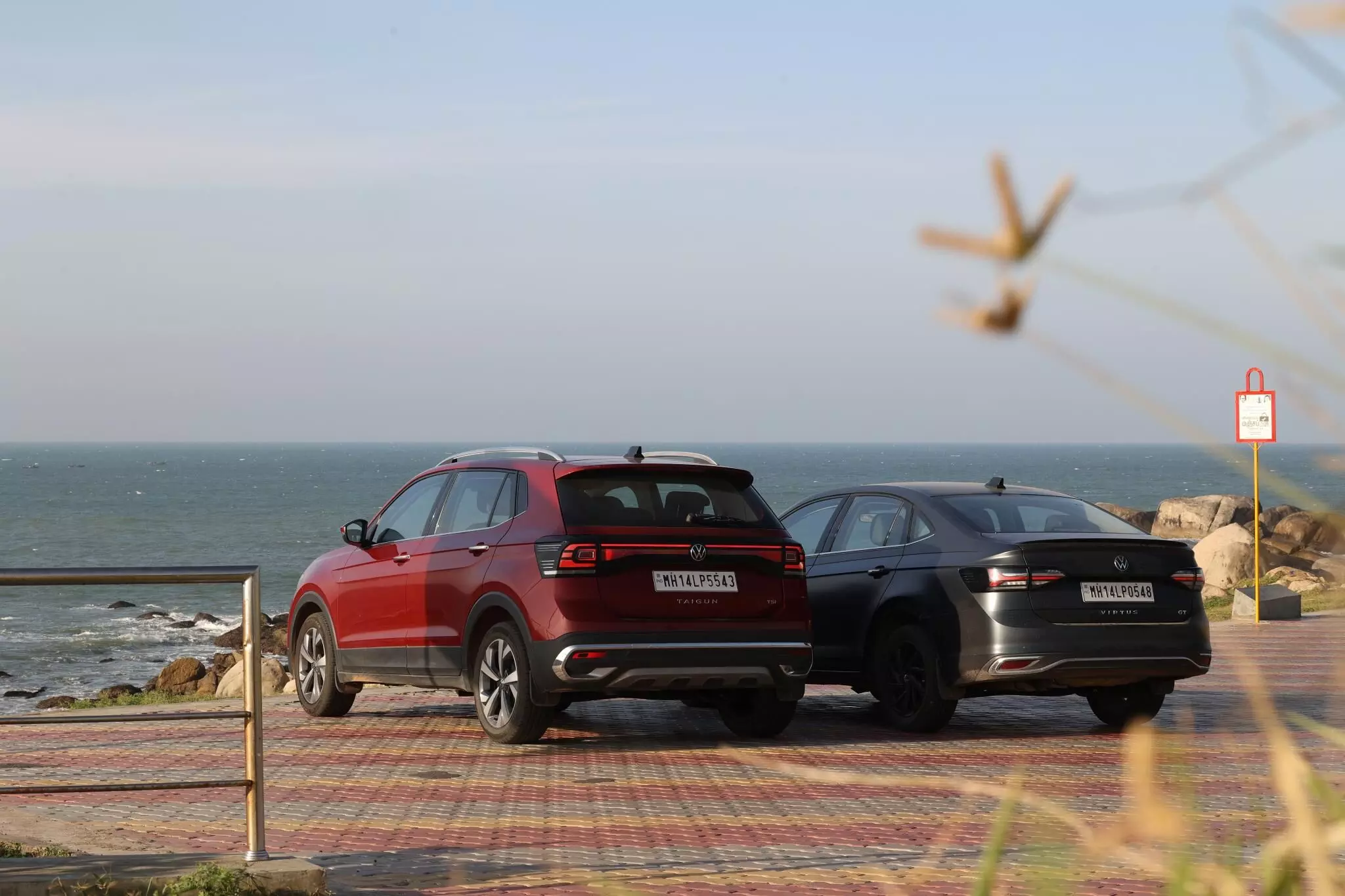 The Taigun showed compact SUVs work well on long drives, and the Virtus proved sedans still matter — Shot by Rohit G Mane and Shubham Hadke for evo India The Taigun showed compact SUVs work well on long drives, and the Virtus proved sedans still matter — Shot by Rohit G Mane and Shubham Hadke for evo India