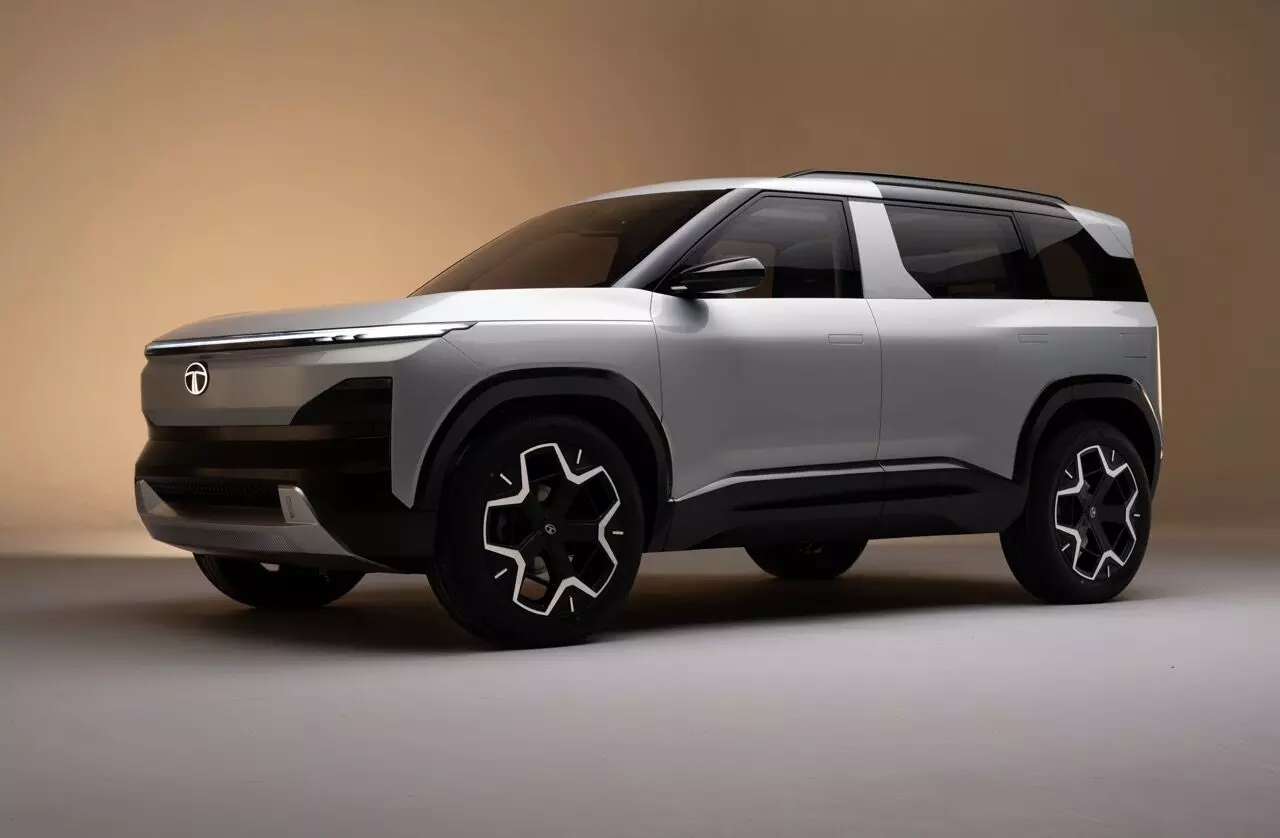 The Tata Sierra EV will likely be offered with the choice of a single-motor or a dual-motor setup, the latter endowing the Sierra with all-wheel-drive