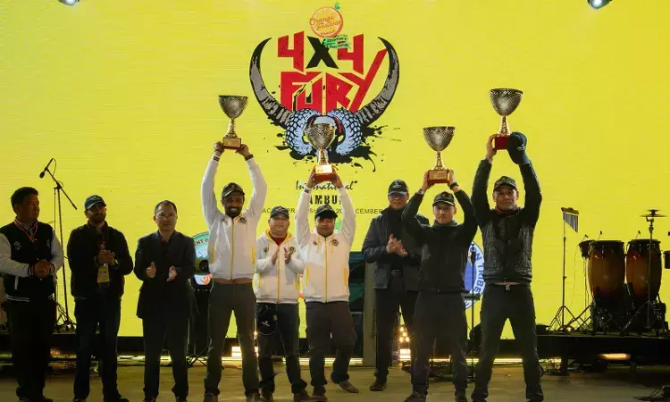 Chow Ujjal Namshum conquers the 10th Edition of the JK Tyre Orange 4x4 Fury International 2025 in Namsai, Arunachal Pradesh