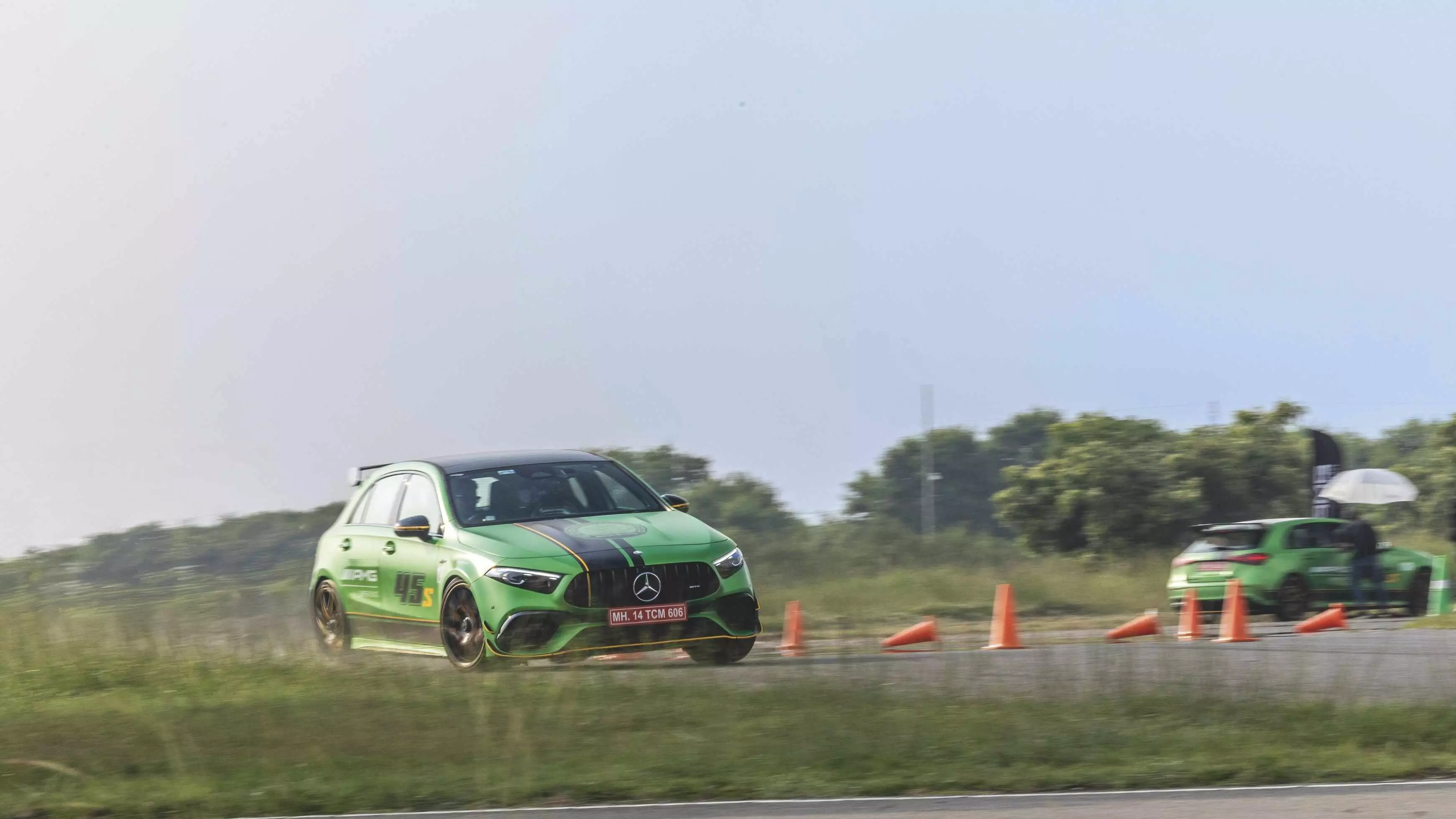 Autocross experience in the Mercedes-AMG A45 S