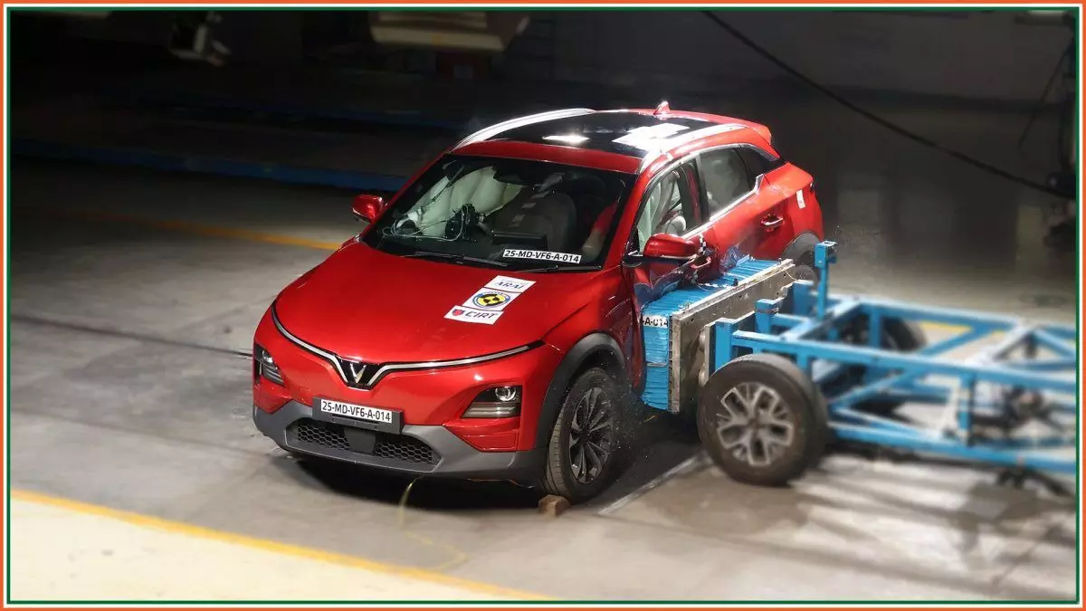 The VinFast VF 6 scored 27.13 / 32 points for Adult Occupant Protection and 44.41 / 49 points for Child Occupant Protection