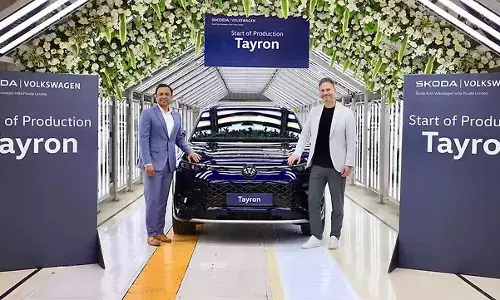 Volkswagen Tayron R-line assembly begins in India Volkswagen Tayron R-line assembly begins in India