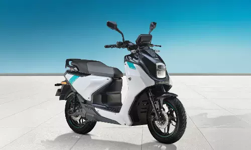 Yamaha’s first EV, EC-06 scooter launched in India at ₹1.67 lakh Yamaha’s first EV, EC-06 scooter launched in India at ₹1.67 lakh