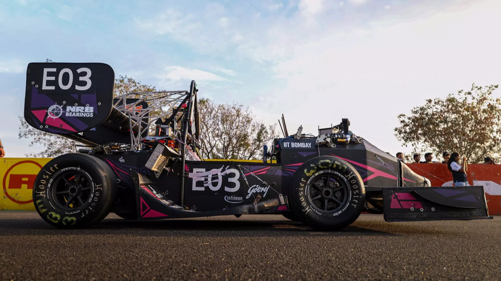 IIT Bombay Racings prototype, marked the first-ever Formula Student Autonomous Vehicle Showcase – Shot by Nitish Chenna & Agile Productions for Formula Bharat