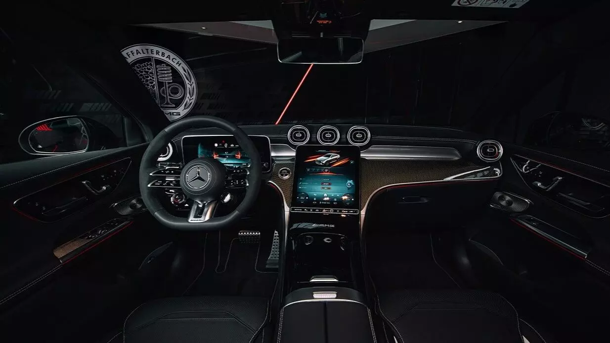 The GLC 53 will feature the latest version of MBUX powered by AI, which recently debuted on the W223 S-Class