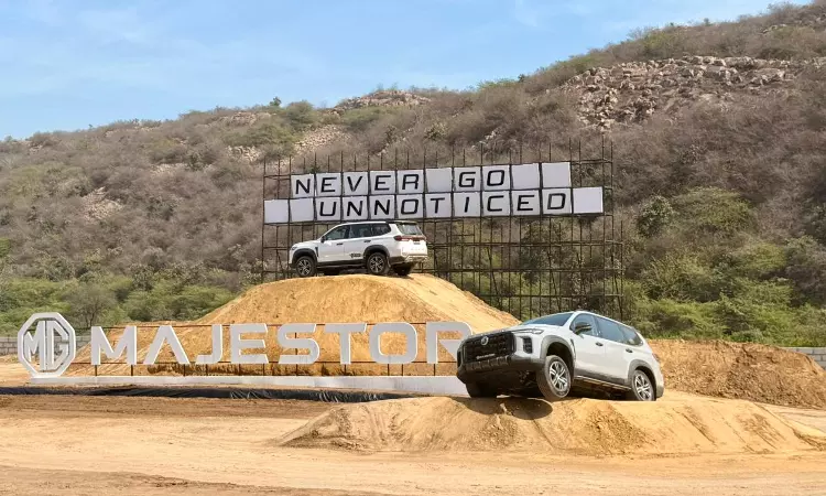 MG Majestor unveiled: JSW MG Motor India’s flagship SUV for India