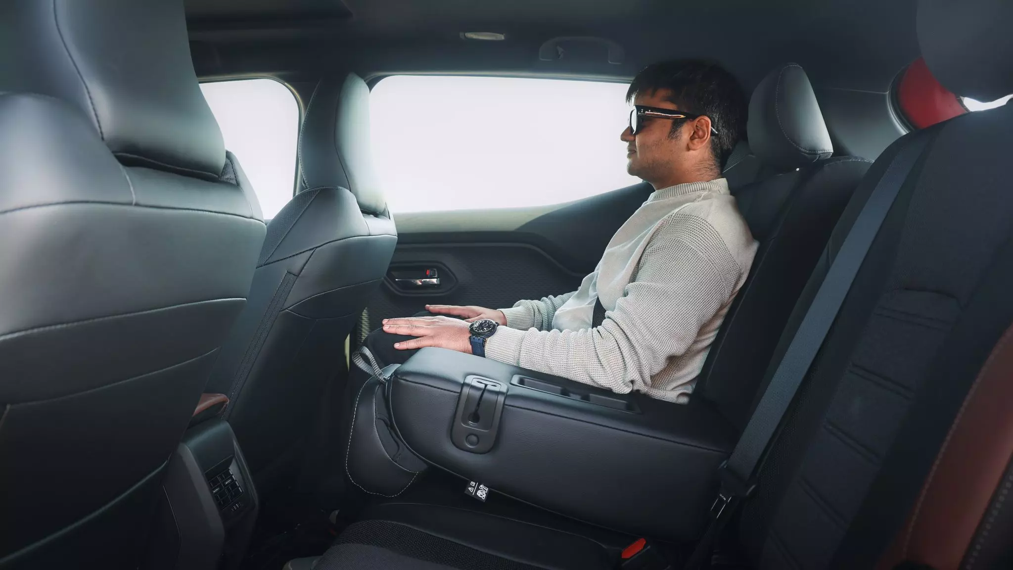 Its rear bench slides and reclines, still lacks adequate under-thigh support; the rear gets amenities like rear AC vents and USB Type-C charging ports — Shot by Avdhoot A Kolhe for evo India