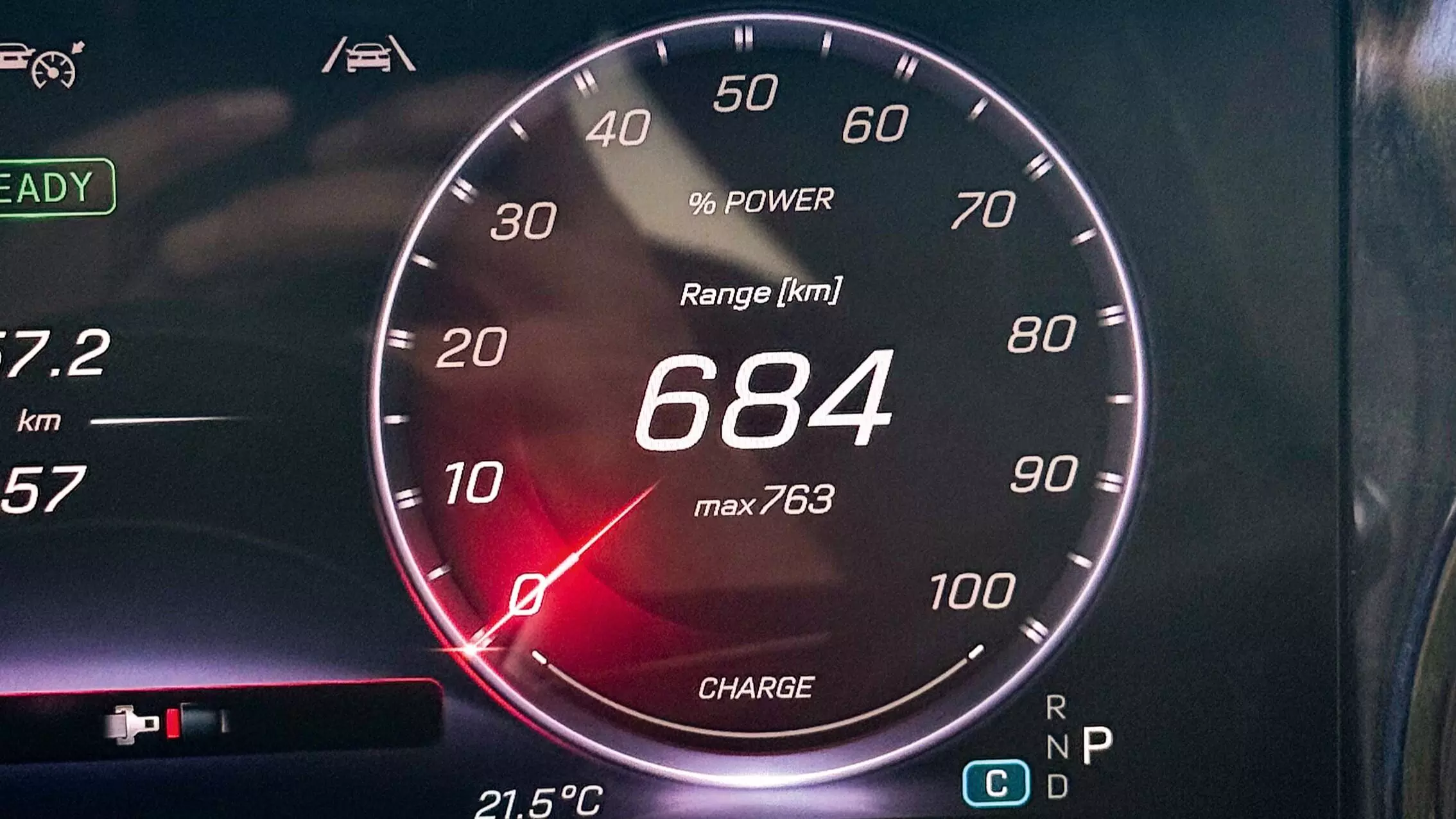 Mercedes-Benz claims a range of 792km, we could only manage a range of 684km at 100 per cent of charge – Shot by Rohit G Mane for evo India