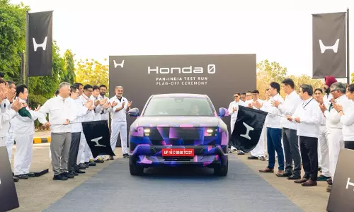 Honda flags off test run for Zero Alpha electric SUV in India