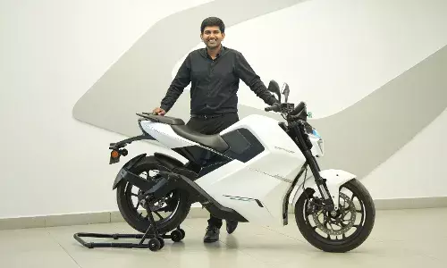 “The next motorcycle will be a smaller vehicle, that is what were focussing on” says Dinesh Arjun, CEO, Raptee.HV
