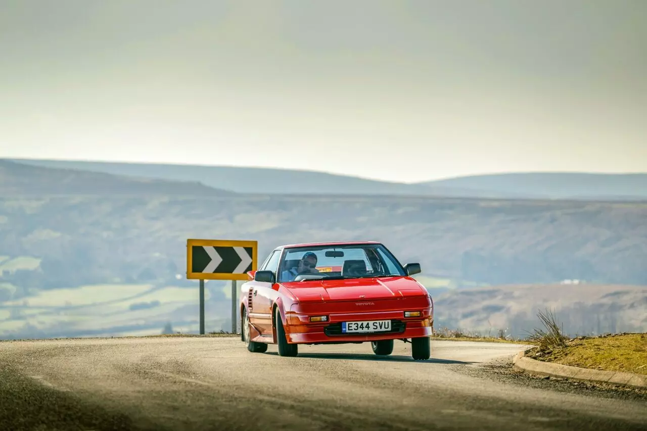 The Toyota MR2’s ride was good, refinement was excellent, seats were comfy, driving position spot-on and the visibility was exceptional