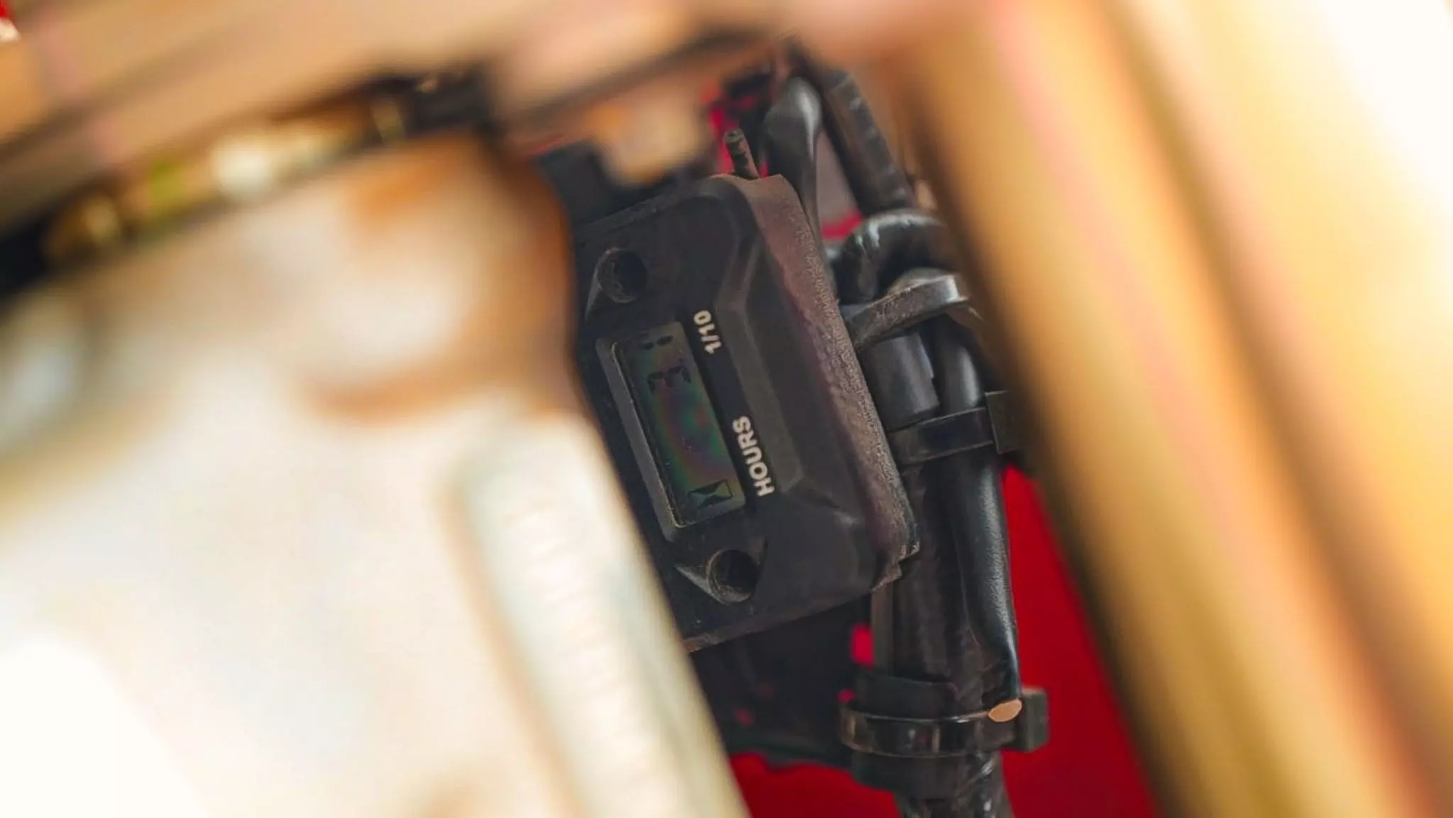 Since the Desmo450 MX isnt road legal, it does away with the need for a typical cluster and gets an hour counter instead – Shot by Shivprasad Deshmane for evo India