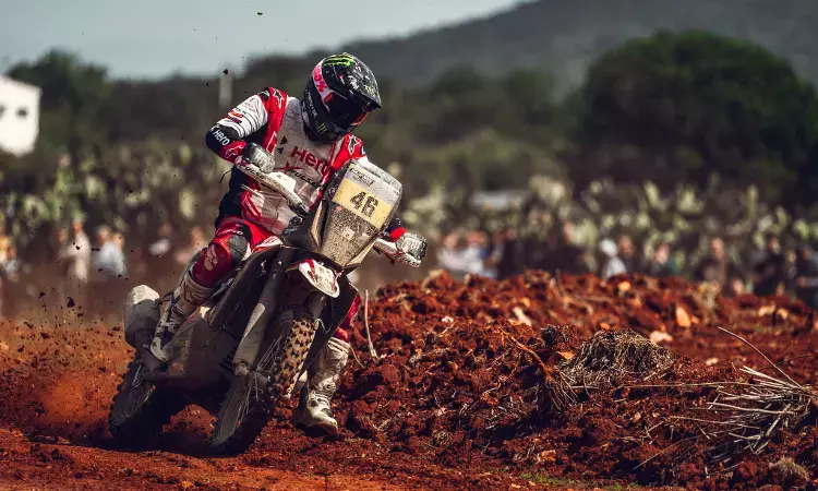 Hero MotoSports Rally team battles through rally raid Portugal, grabs key points