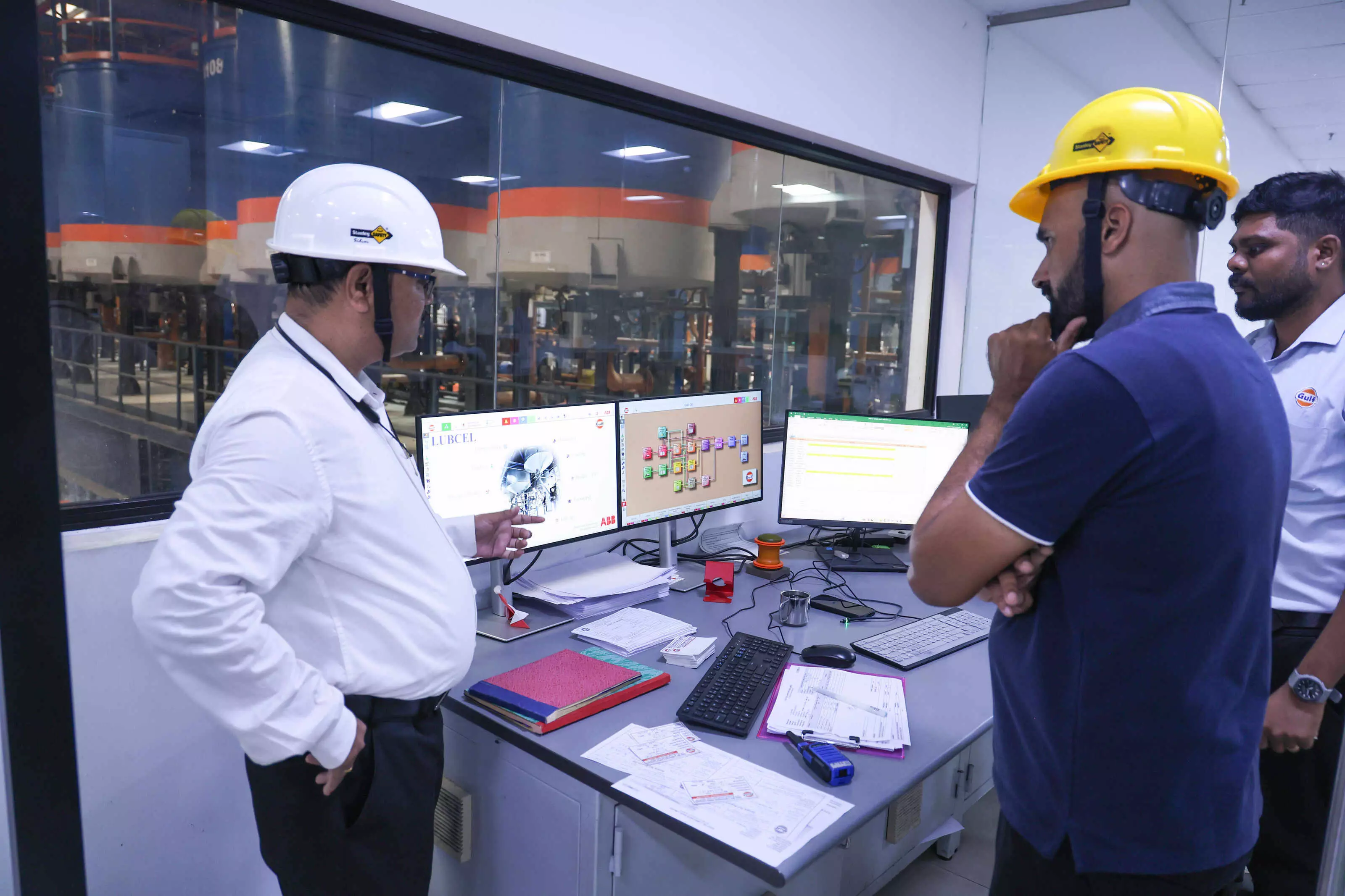 All production is planned and controlled through software