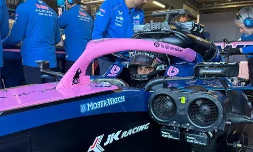 Kush Maini completes first F1 test of 2026 Season with BWT Alpine F1 Team