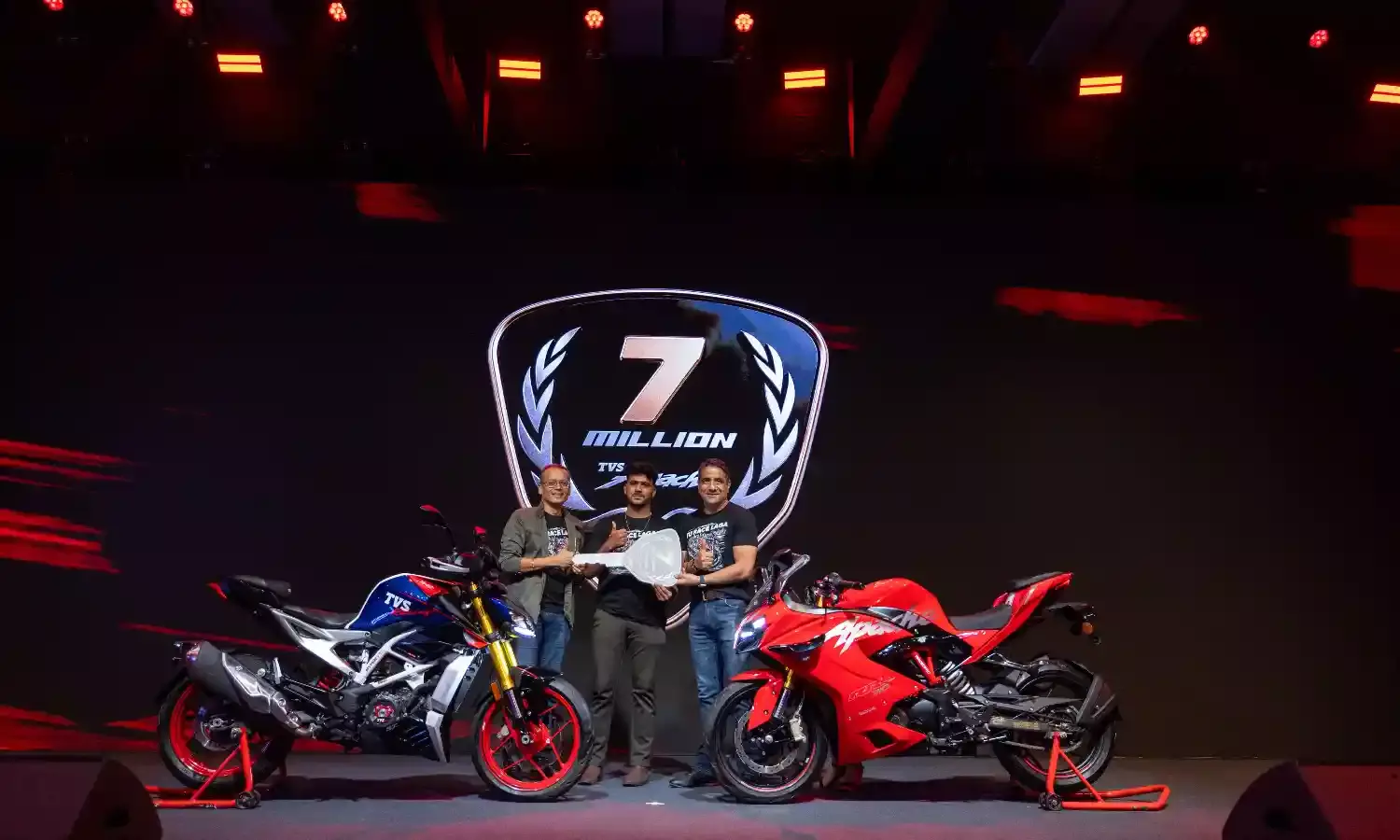 TVS Apache hits 7 million sales mark
