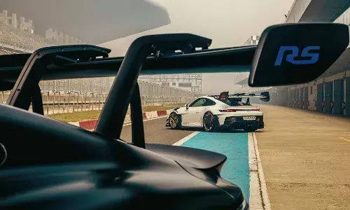 Porsche 911 GT3 RS Manthey driven at the Buddh International Circuit: Is it worth the hassle?