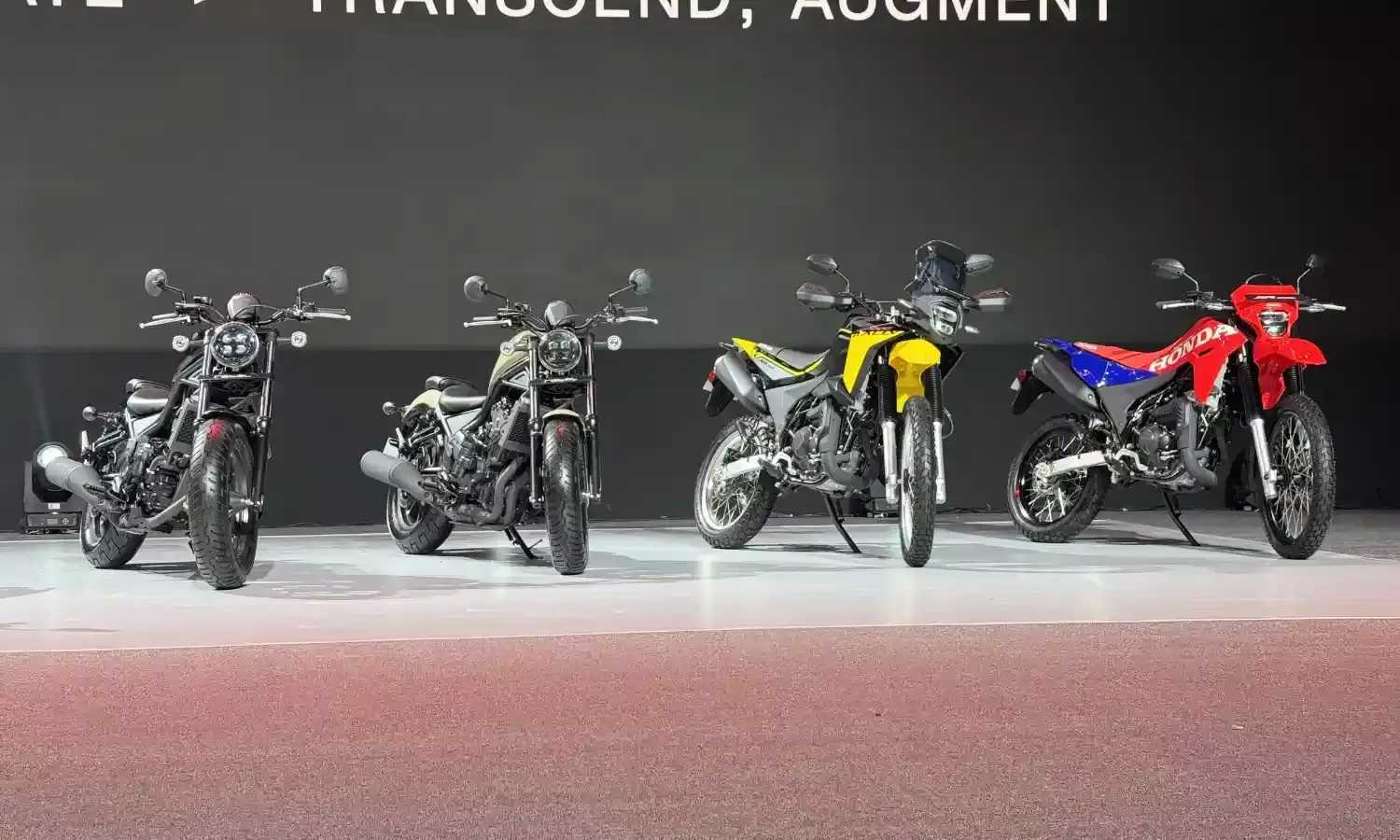 Incoming, 8 new Honda motorcycles