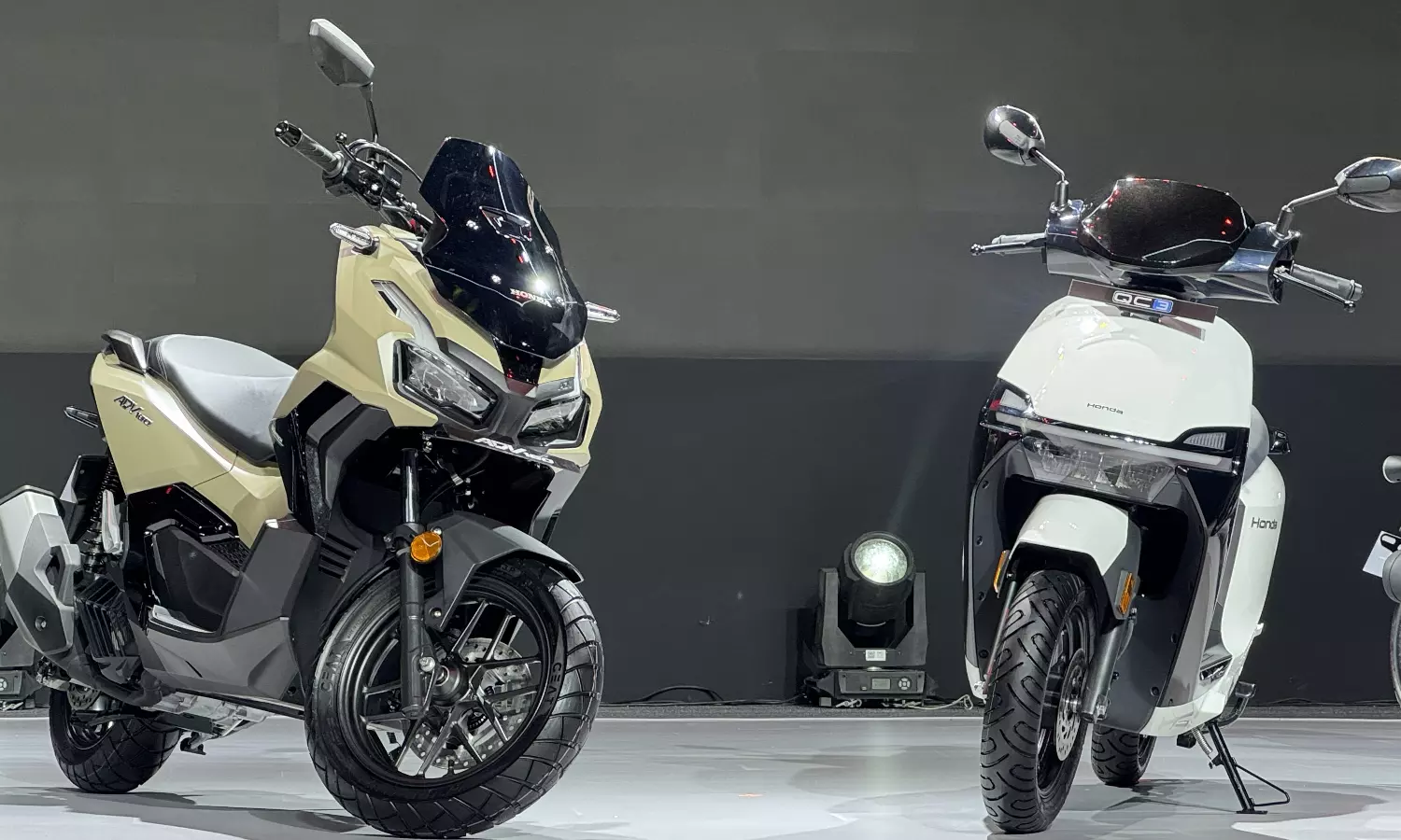 Honda Motorcycle and Scooter India unveils two new scooters – ADV 160 and QC3 EV