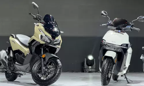 Honda Motorcycle and Scooter India unveils two new scooters – ADV 160 and QC3 EV