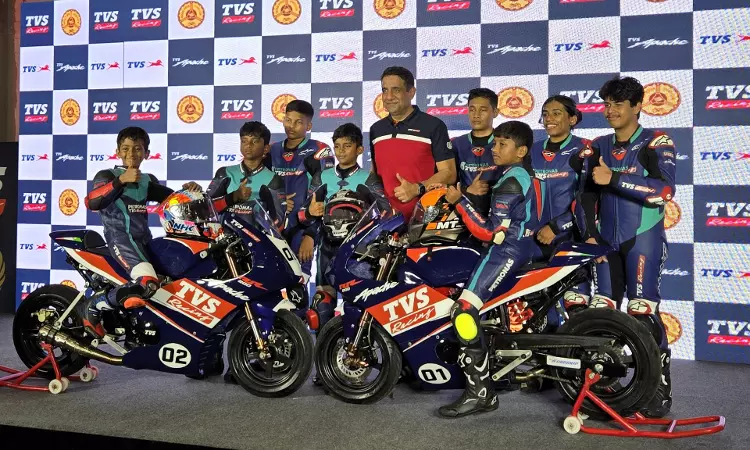 A different age of Indian motoracing: TVS Racing introduces an Apache Junior Programme