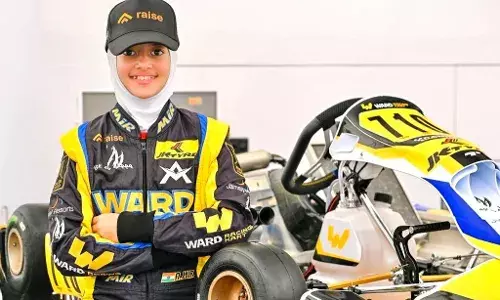 World’s top ranking female go-kart racer steps into the folds of JK Tyre