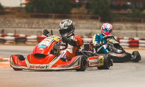 How are the Rotax 125cc two-stroke kart engines different from regular go-karts?