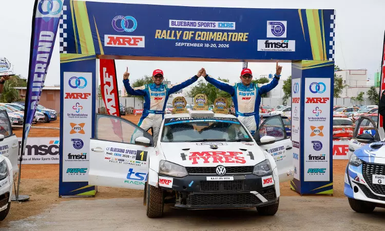 Dean Mascarenhas wins INRC Round 2 at Coimbatore