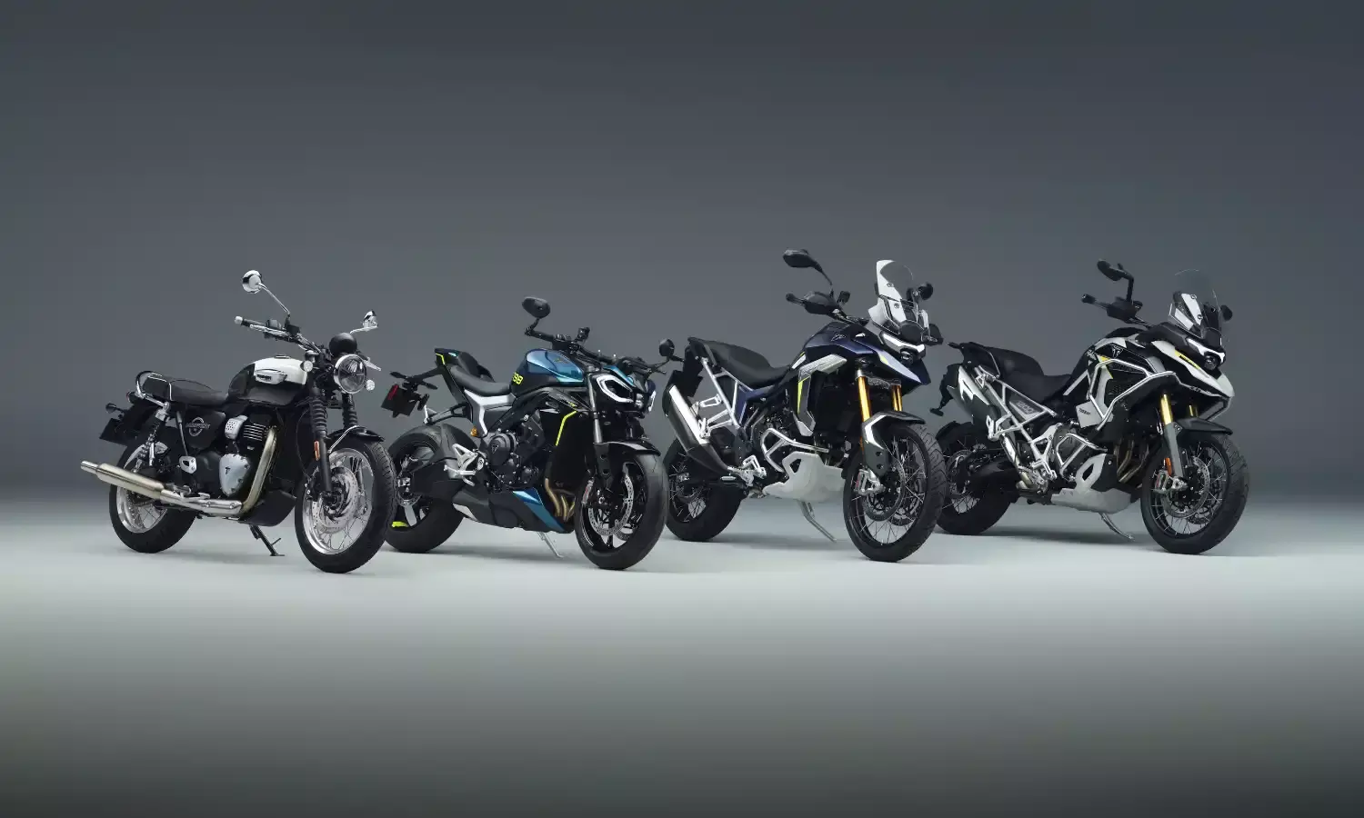 Triumph has announced four new bikes for 2027, including the unveiled Bonneville T40, Tiger models and the new Street Triple