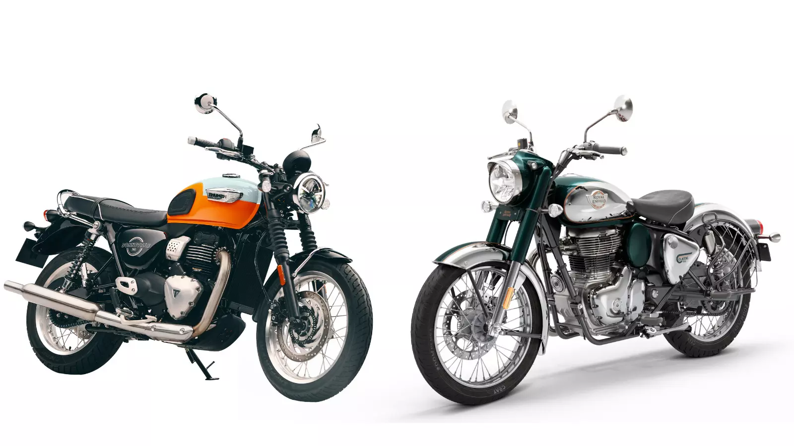 Triumph Bonneville T40 and the Royal Enfield Classic 350: same-same but different Triumph Bonneville T40 and the Royal Enfield Classic 350: same-same but different