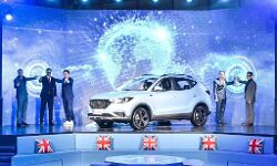 MG eZS pure electric SUV unveiled globally ahead of India launch