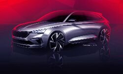 Skoda reveals sketches of its upcoming compact SUV