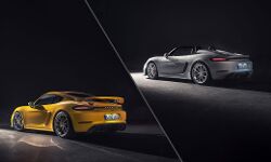 Porsche adds new Cayman GT4 and Spyder to the 718 family