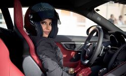 Saudi Woman Aseel-Al-Hamad partners with Jaguar to commemorate lifted ban