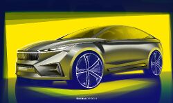 Skoda releases sketches of Vision iV concept Skoda releases sketches of Vision iV concept