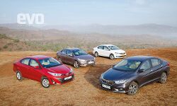 C-segment comparo: Toyota Yaris v Honda City v Hyundai Verna v Volkswagen Vento