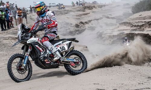 Dakar 2019 stage 3: CS Santosh drops to 42nd place overall