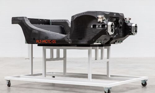 McLaren innovation centre delivers its first prototype carbon fibre chassis for production