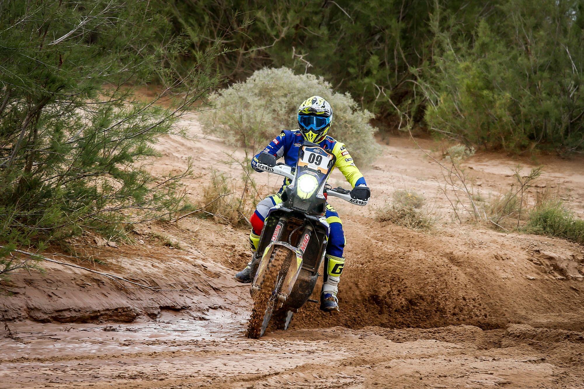 Mixed luck for Sherco TVS Rally Factory Team in Stage 3 Mixed luck for Sherco TVS Rally Factory Team in Stage 3